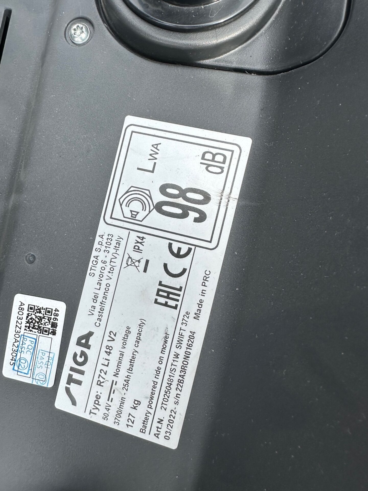 Akku-Rasentraktor STIGA Swift 372e- NEUGERÄT – Bild 5