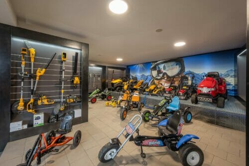 go-karts-schauraum-01 Ausstellung der Go-Karts, Rasentraktoren und Gartentechnik